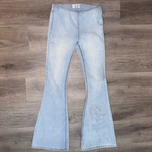 Free People Penny Pull-On Flare Jeans Size 28